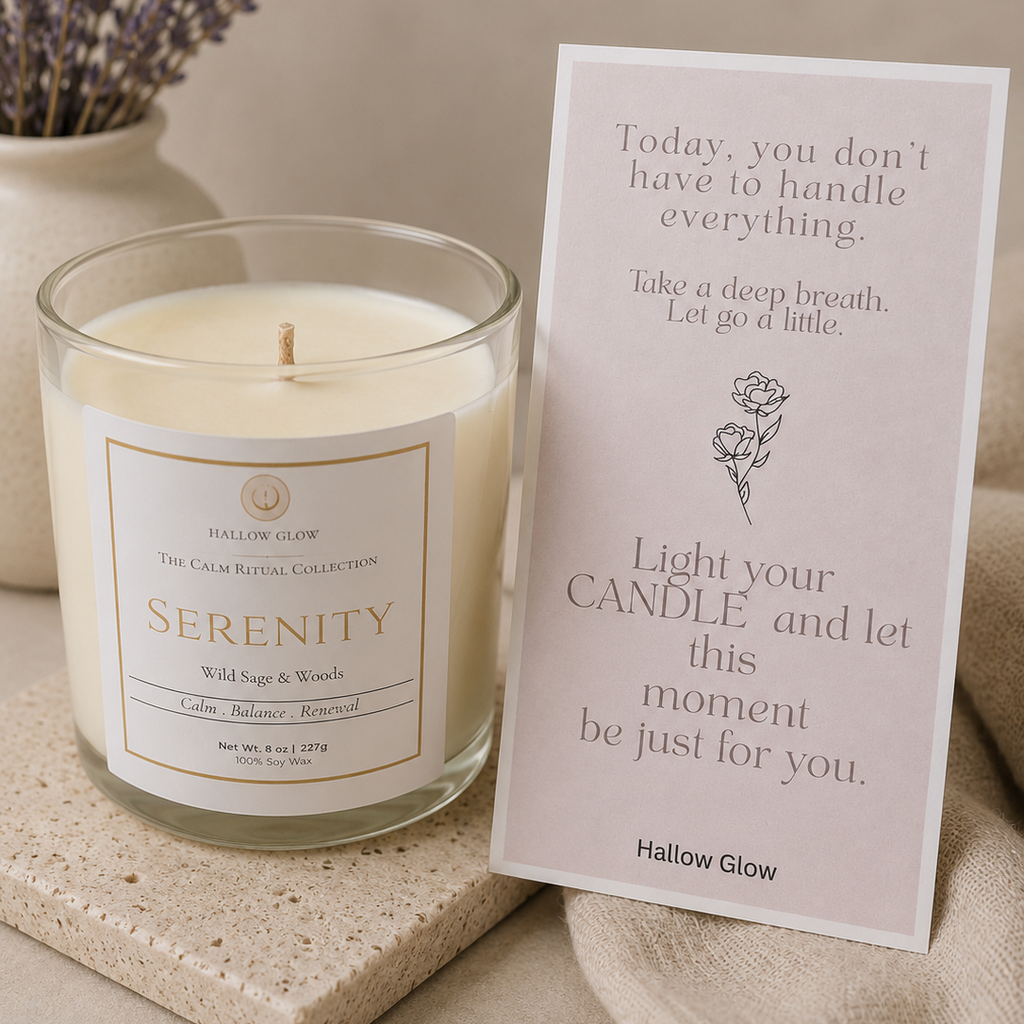 Serenity - Wild sage + Woods Soy candle