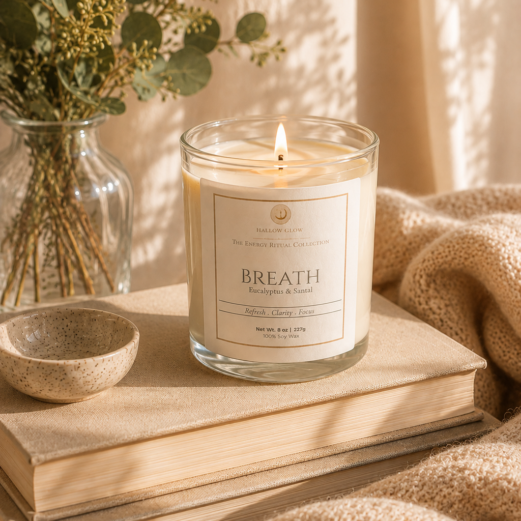 Breath - Eucalyptus + Santal Soy candle