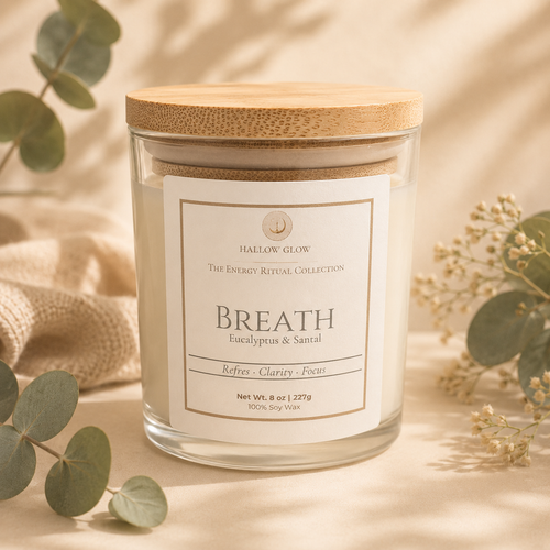 Breath - Eucalyptus + Santal Soy candle