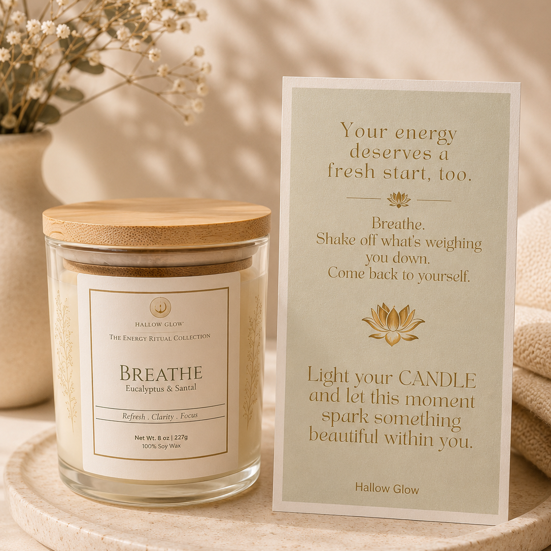 Breath - Eucalyptus + Santal Soy candle