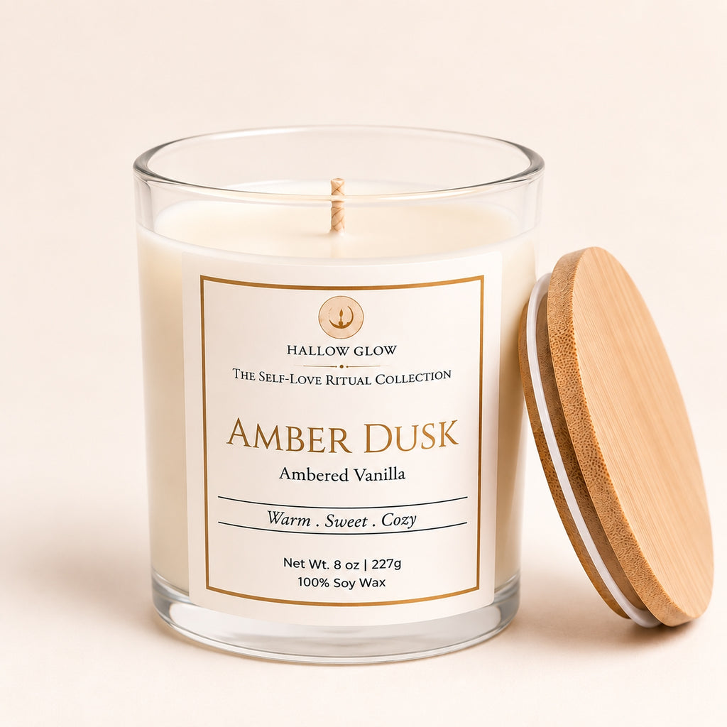 Amber Dusk - Ambered Vanilla Soy candle