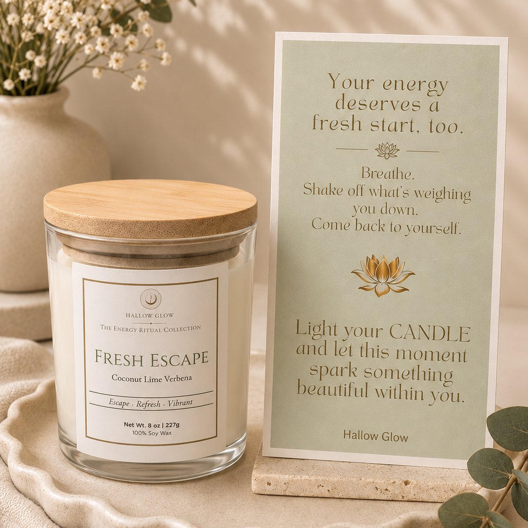 Fresh Escape - Coconut Lime Verbena Soy candle