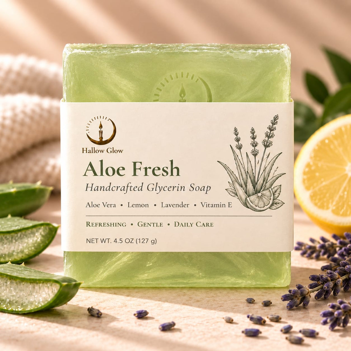 Aloe Fresh - Handcrafted Glycerin Soap