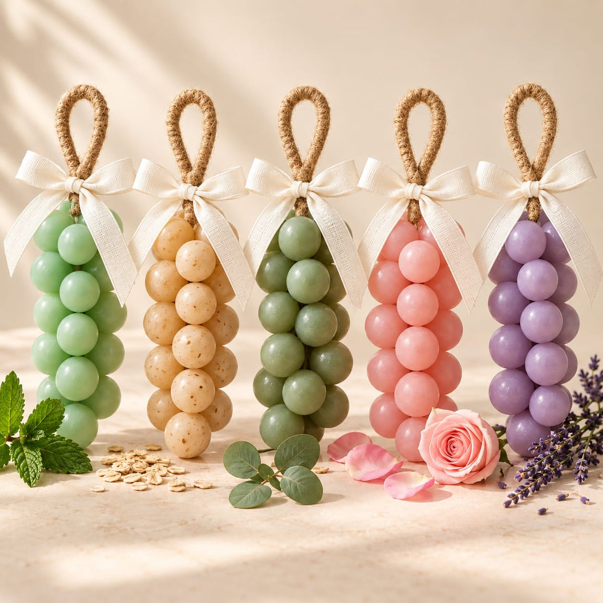 Handcrafted Soap Clusters