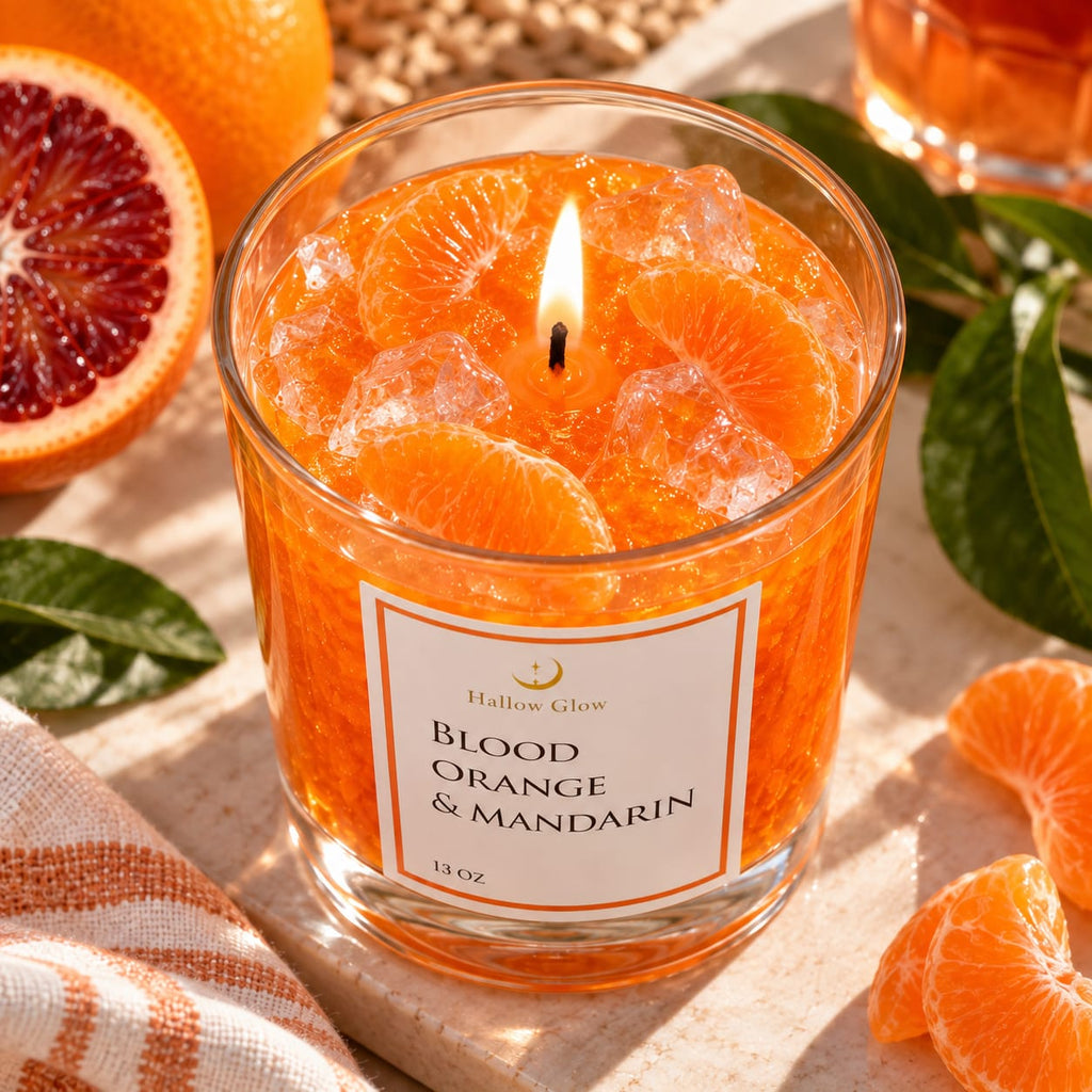 Naranja Sanguina y Mandarina - Vela Sorbo de Verano
