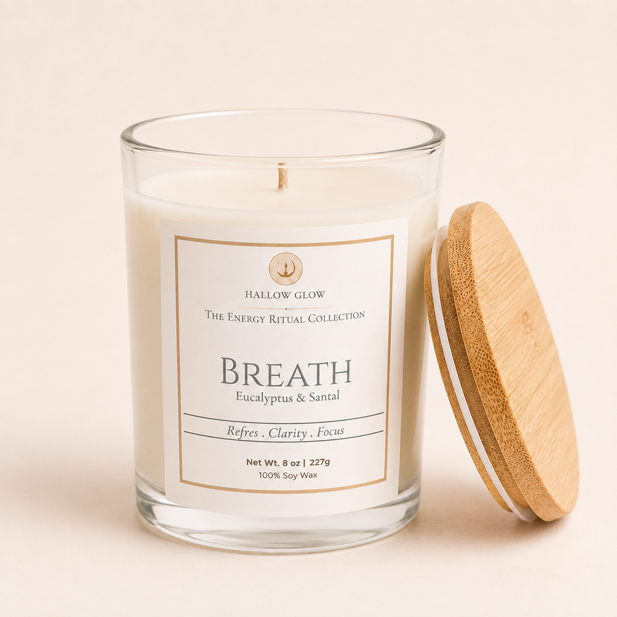 Breath - Eucalyptus + Santal Soy candle