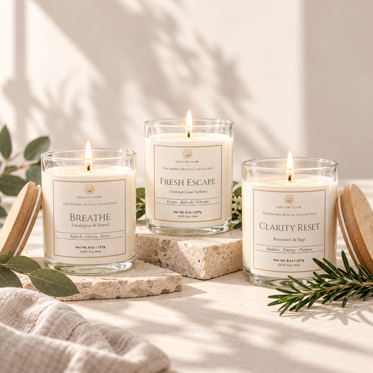 Fresh  home favorites- Breathe, Fresh Escape & Clarity Reset