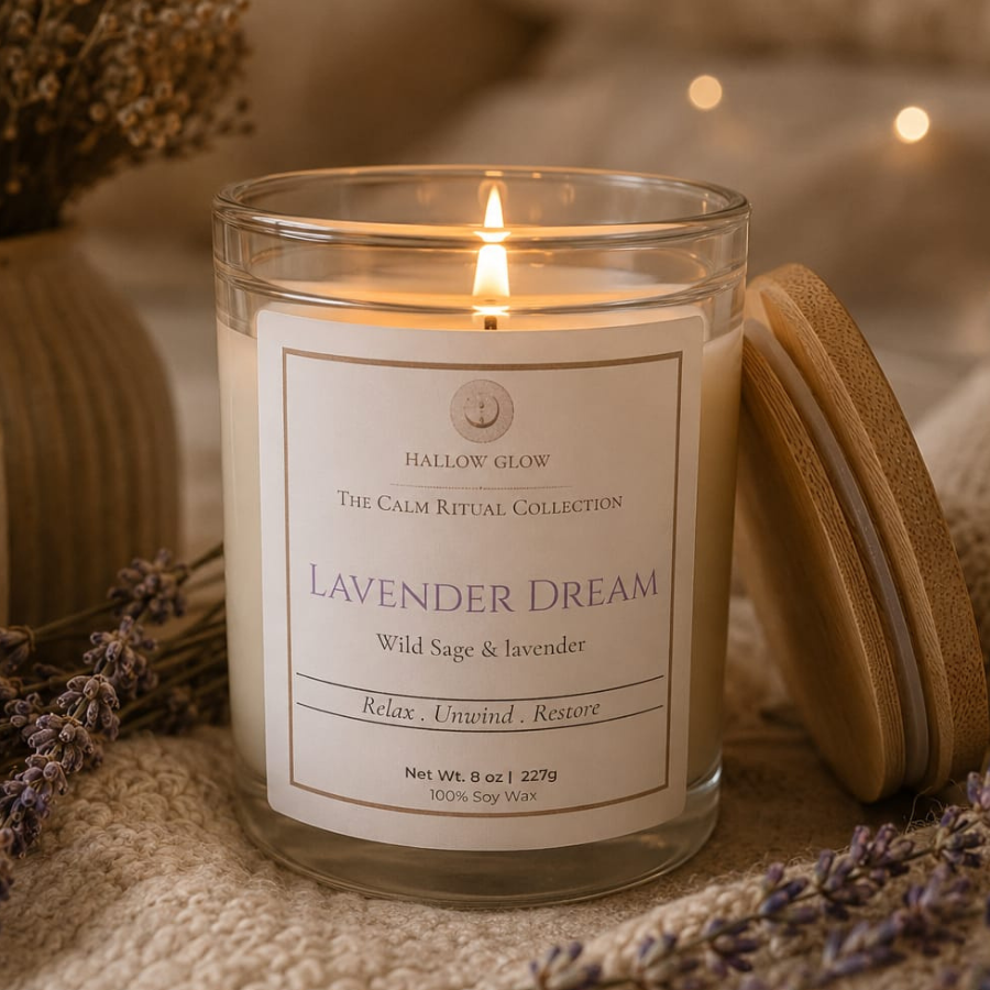 Lavender Dream - Wild Sage + Lavender Soy candle