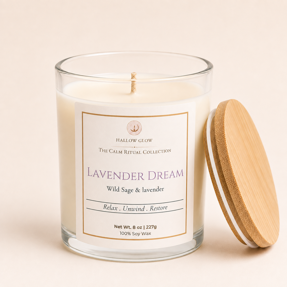 Lavender Dream - Wild Sage + Lavender Soy candle