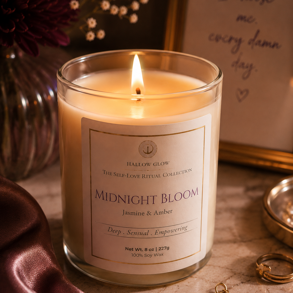 Midnight Bloom - Dahlia Noir Soy candle