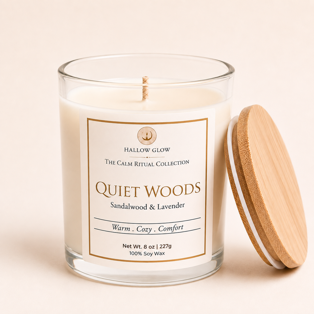 Quiet woods - Sandalwood + Lavender Soy candle