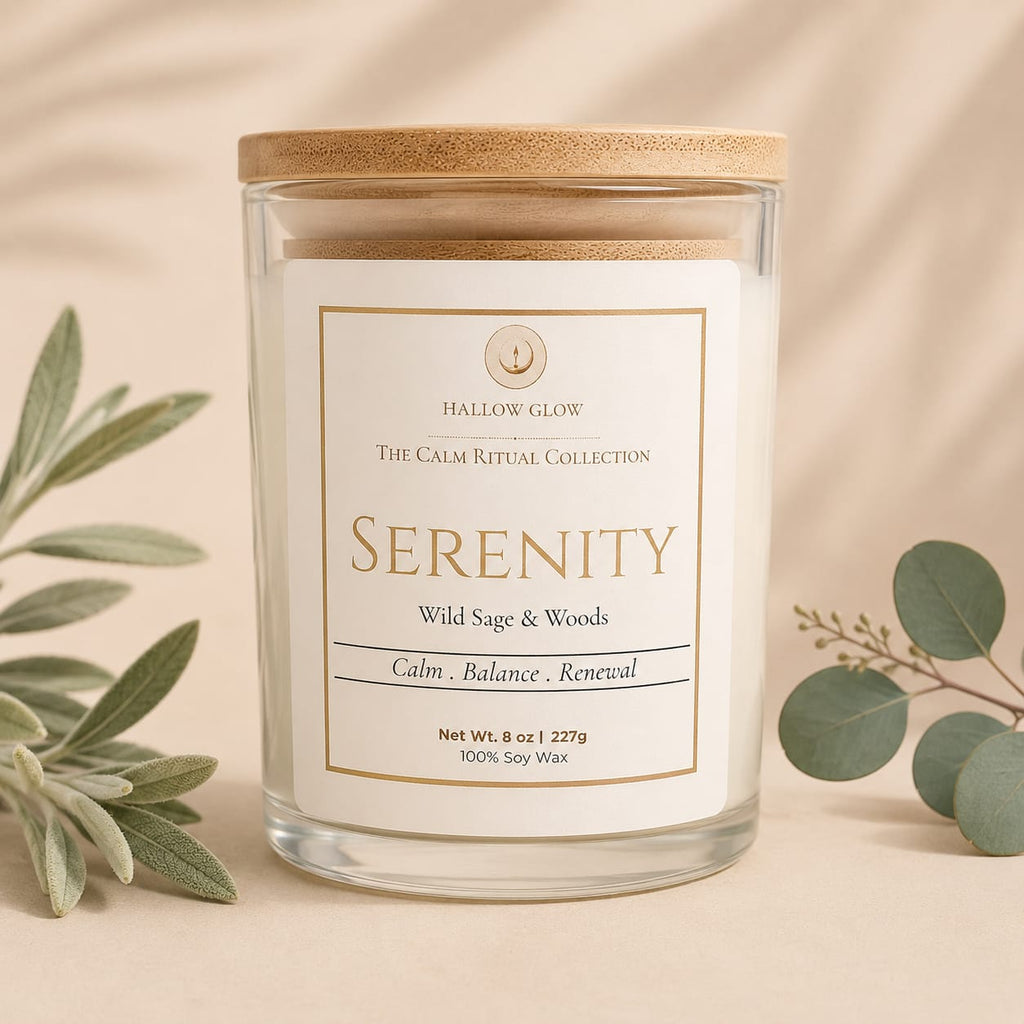 Serenity - Wild sage + Woods Soy candle