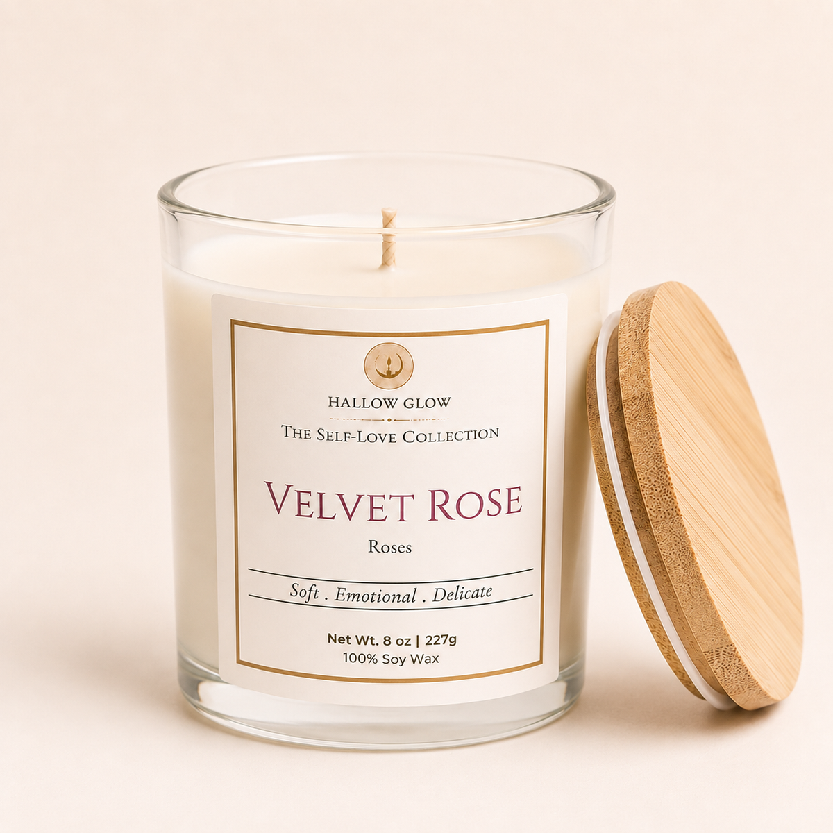 Velvet Rose - Roses Soy candle